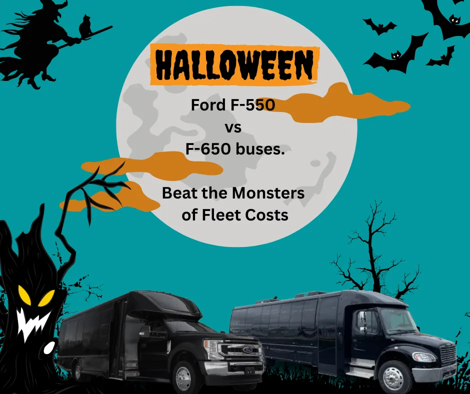 Ford F-550 bus vs F-650 bus