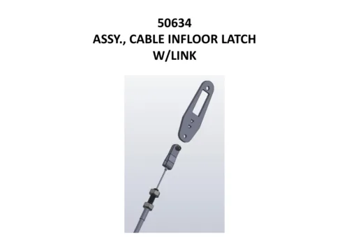 ADA wheelchair lift assy., cable infloor latch 50634