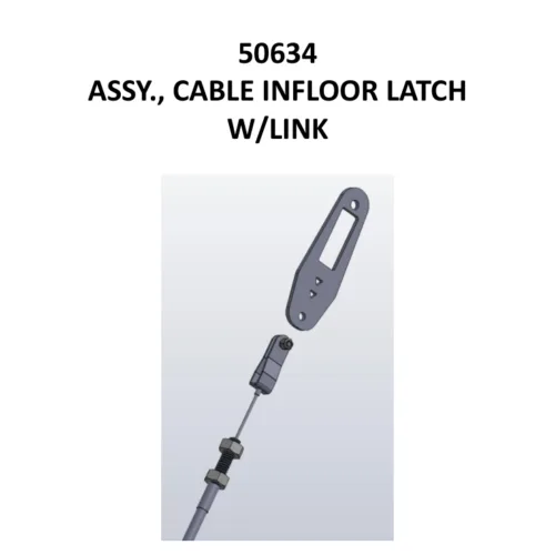 ADA wheelchair lift assy., cable infloor latch 50634