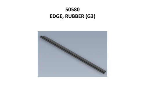 ADA wheelchair lift edge, rubber (g3) 50580