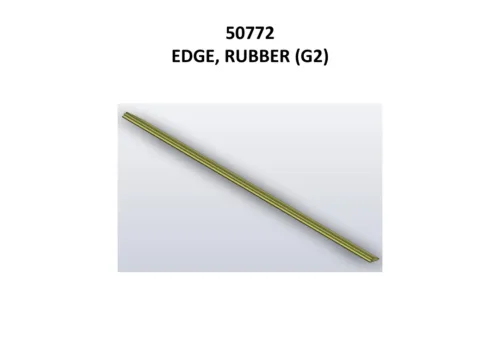 ADA wheelchair lift edge, rubber (g2) 50772