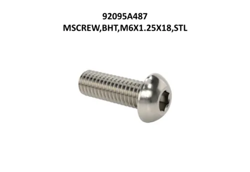 ADA wheelchair lift mscrew bht m6x1.25x18 stl 92095A487