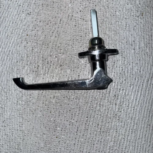 chrome exterior handles with keys